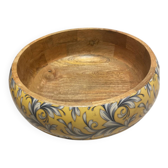Wooden salad bowl
