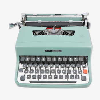 Machine à écrire Olivetti Lettera 32 - révisée ruban neuf