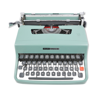 Machine à écrire Olivetti Lettera 32 - révisée ruban neuf