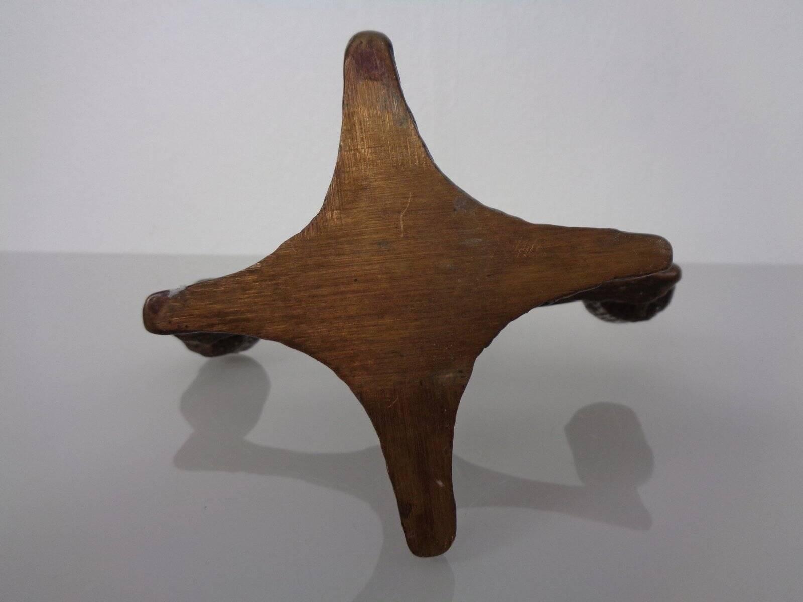 Brutalist Bronze Candleholder, 1960s