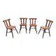 Lot de 4 chaises bistrot brasserie