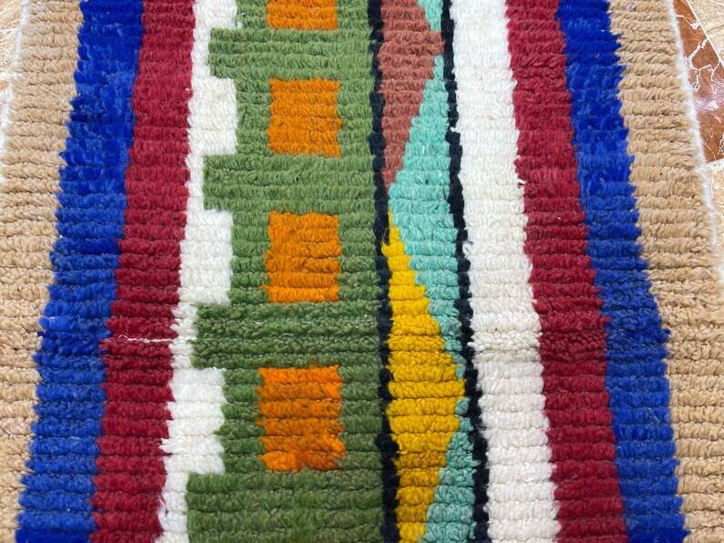 Handmade runner rug 300cm x 90cm