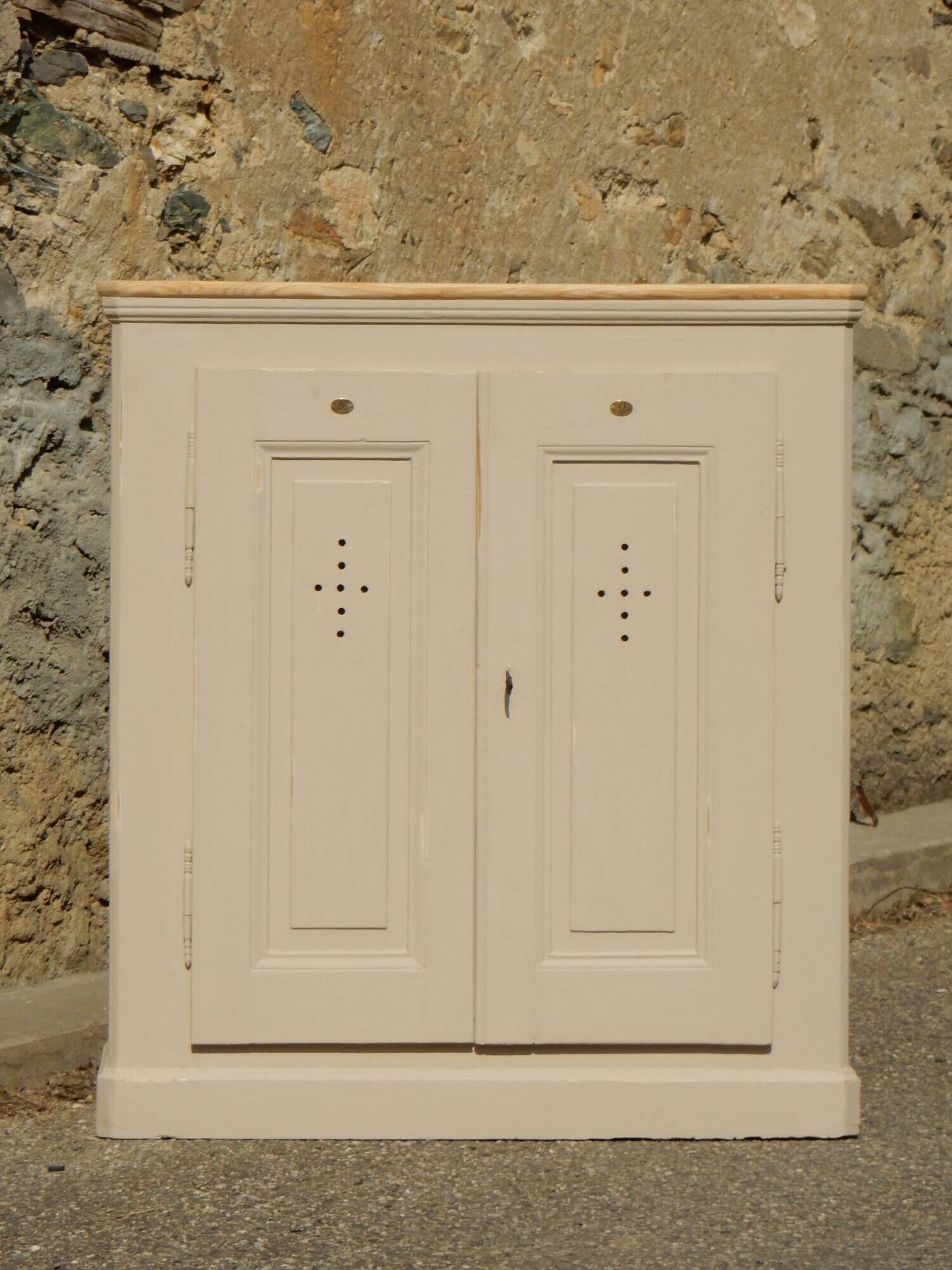 Antique workshop furniture - Patinated Parisian sideboard - Tradesman's furniture