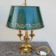 Empire style hot water bottle lamp in bronze