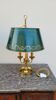 Empire style hot water bottle lamp in bronze