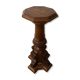 Colonne en noyer, travail de la fin du XIXème