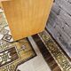Pair of vintage 1970 blond wood bedside tables