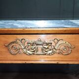 Empire console with columns