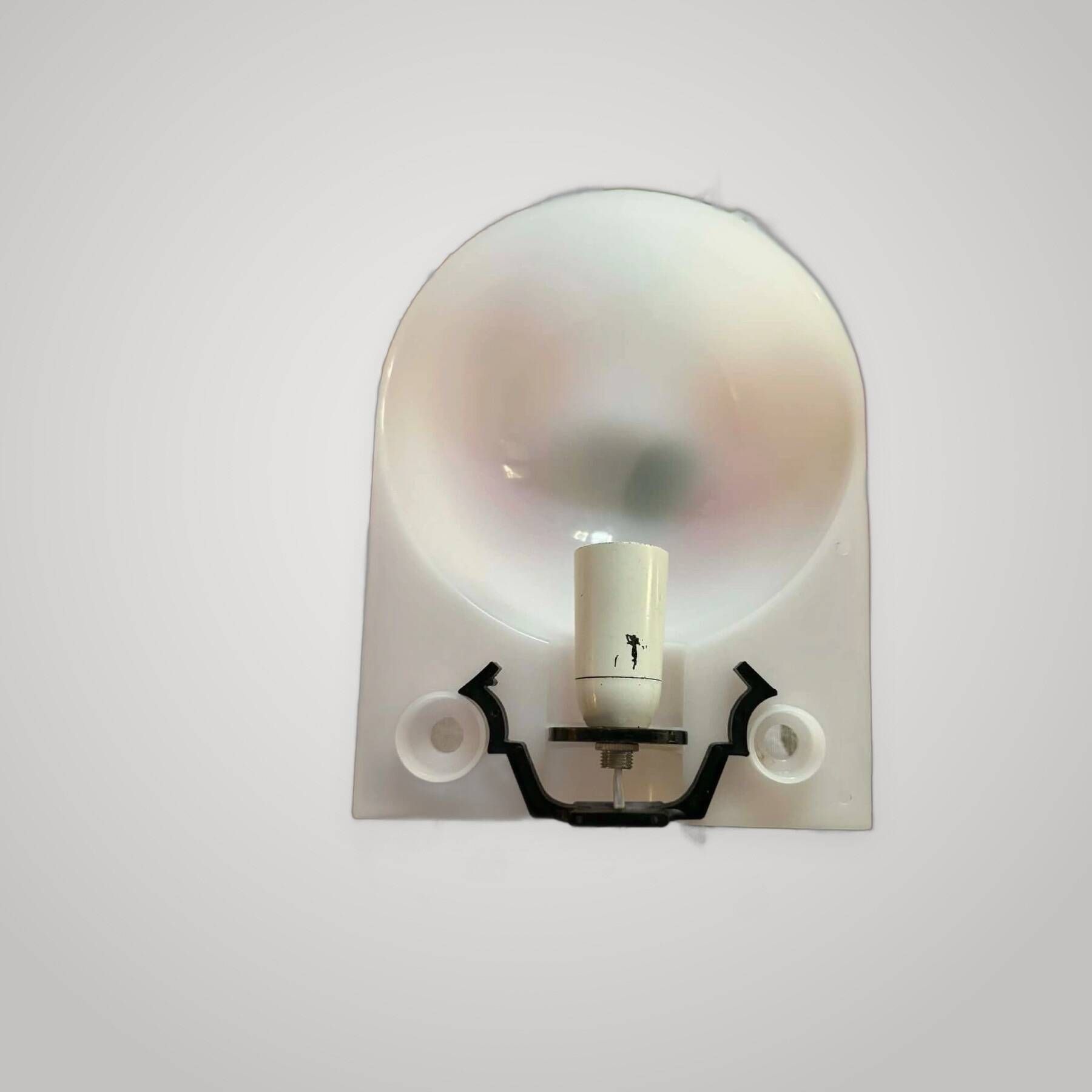HARVEY GUZZINI Set of 2 Smoke Wall Lights model SIRIO 3460 by BRAZZOLI & LAMPE