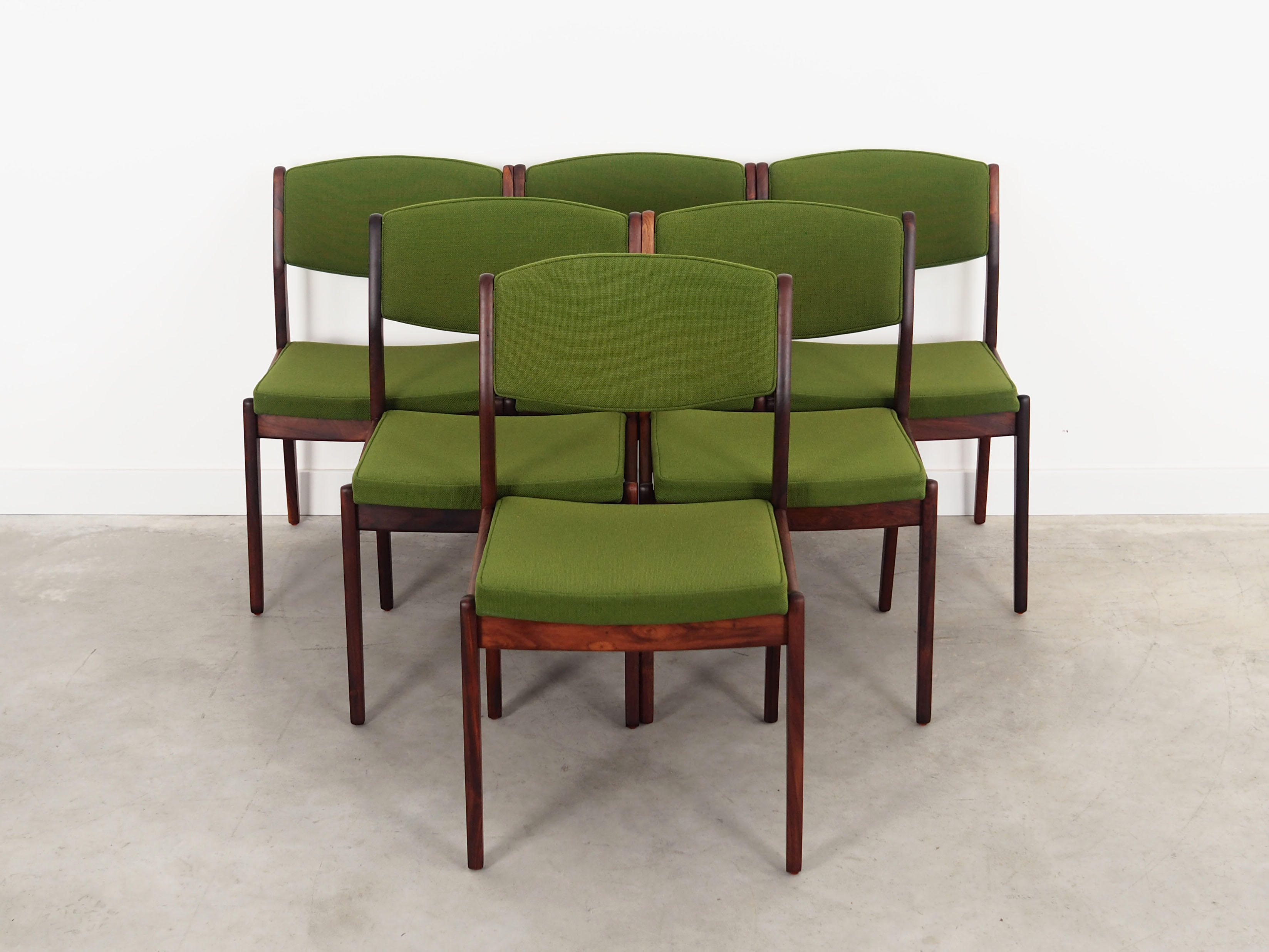 Ensemble de six chaises fabriqué par Skovby 1970