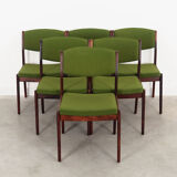 Ensemble de six chaises fabriqué par Skovby 1970