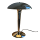 Table Lamp in Ship / Mushroom Style – Chrome Metal