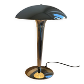 Table Lamp in Ship / Mushroom Style – Chrome Metal
