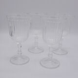 Series of 4 stemware