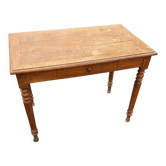 Ancienne table en chêne 1 tiroir