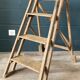 Stepladder decorated in old oak