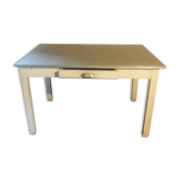 1930s country table/bistro table in its pattine