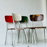 Ensemble de 4 chaises vintage