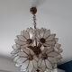 Lustre boule en laiton et nacre