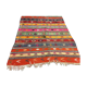 Colourful Vintage Turkish Kilim Kelim Rug 290x166 cm shabby chic wool boho Large