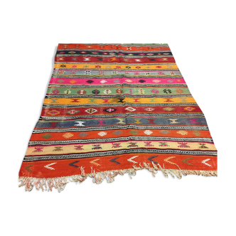 Tapis coloré vintage turc 290x166 cm