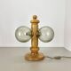 Large Organic Sculptural PINE Wooden Table Light by Temde Lights, Germany 1