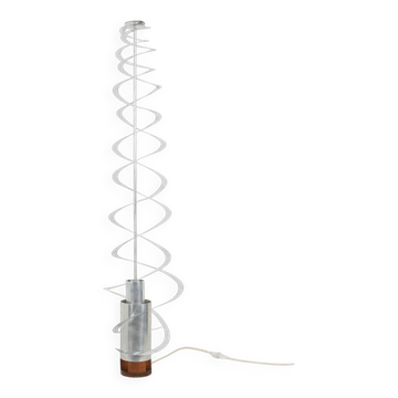 Sculpture lumineuse cinétique en spirale par Werner Epstein, 1972