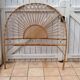 Rattan headboard