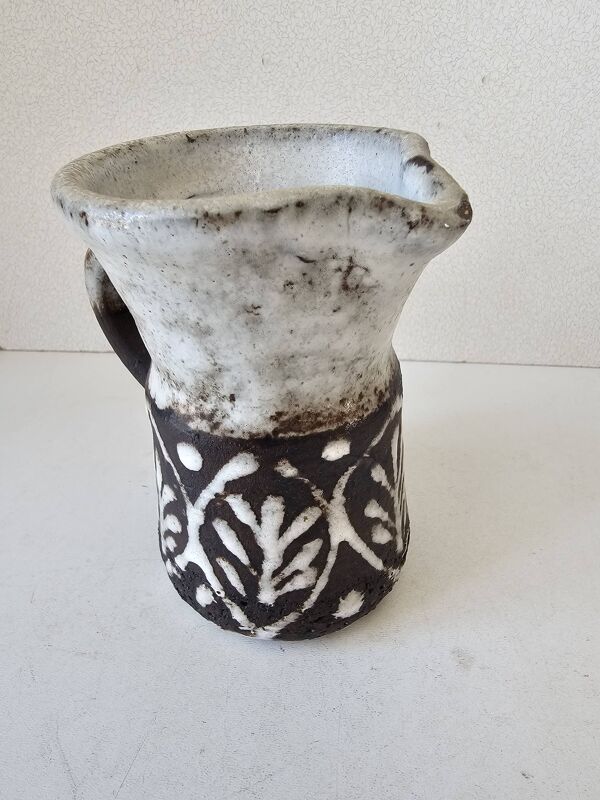 Pichet Pot à lait en céramique attribué à Albert Thiry - années 50's