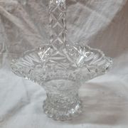 Corbeille à fruits cristal de Bohême