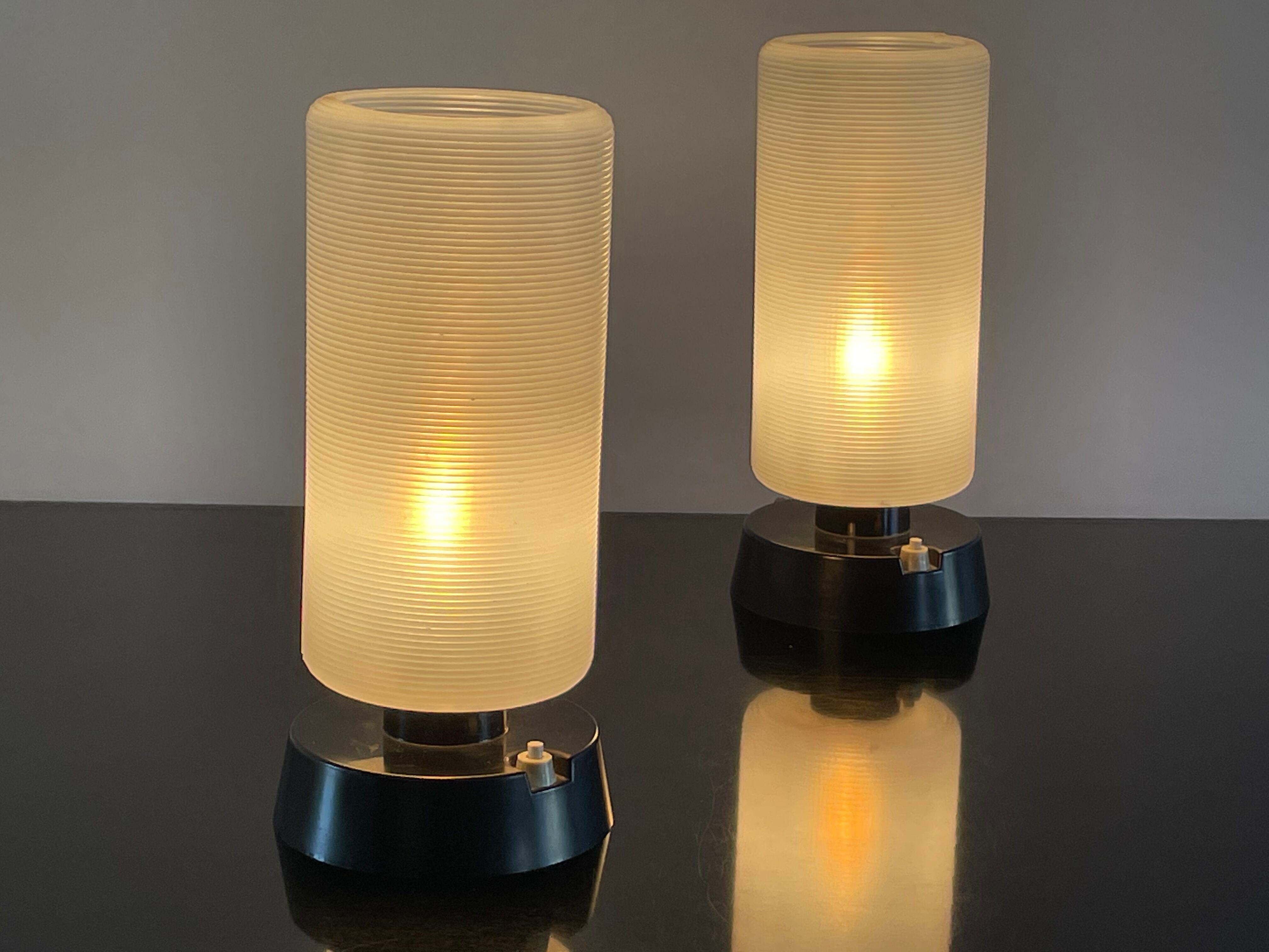 Pair of Space age table lamps