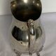 Old American silver metal water pitcher early twentieth century