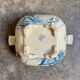 Gien ironstone soup tureen in blue, "Birds" service circa 1870.