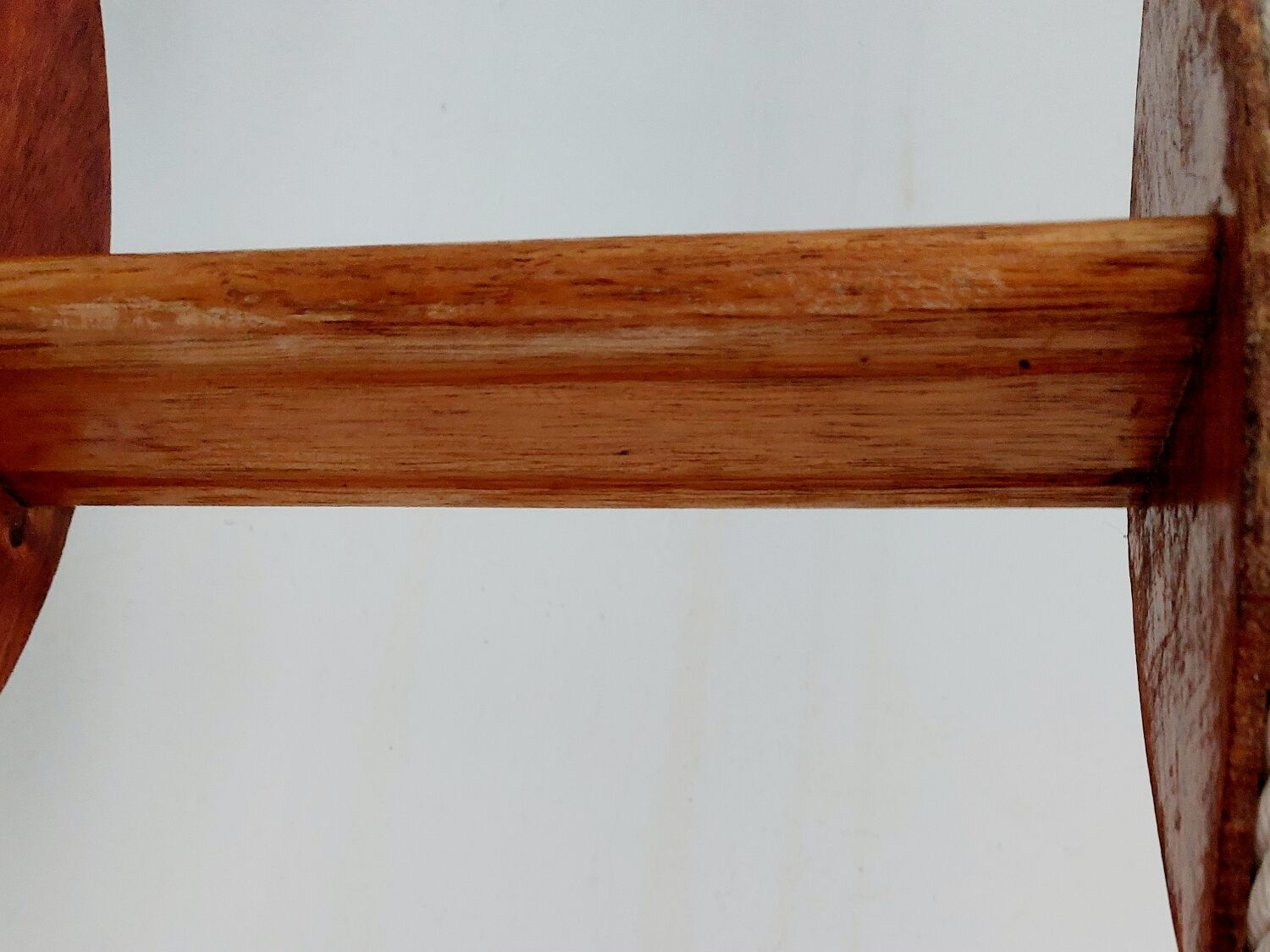Echelle de bateau vintage bois et cordage