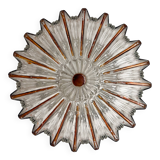 Herda glass wall lamp or ceiling lamp, 1970s