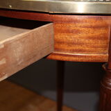 Louis XVI style mahogany hot water bottle table circa 1920