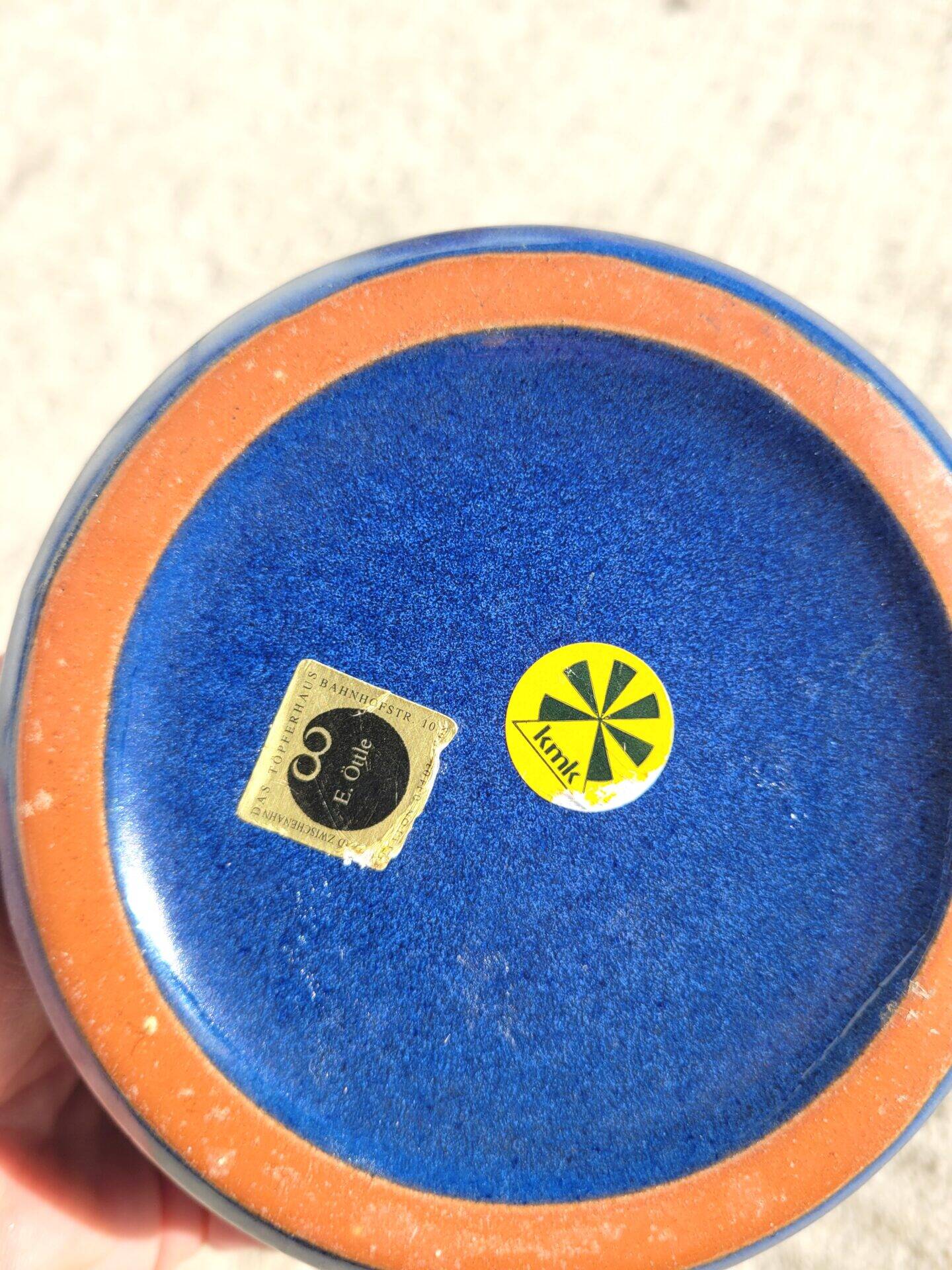 KMK Vintage Ceramic Candlestick or Soliflore