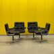 1970s Leather Swivel Chair Eurochair by Girsberger (Price for One)