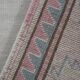 Decorative soft muted color turkish oushak rug, living room rug 5'11'' x 7'3''