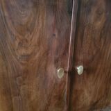 Walnut bar cabinet