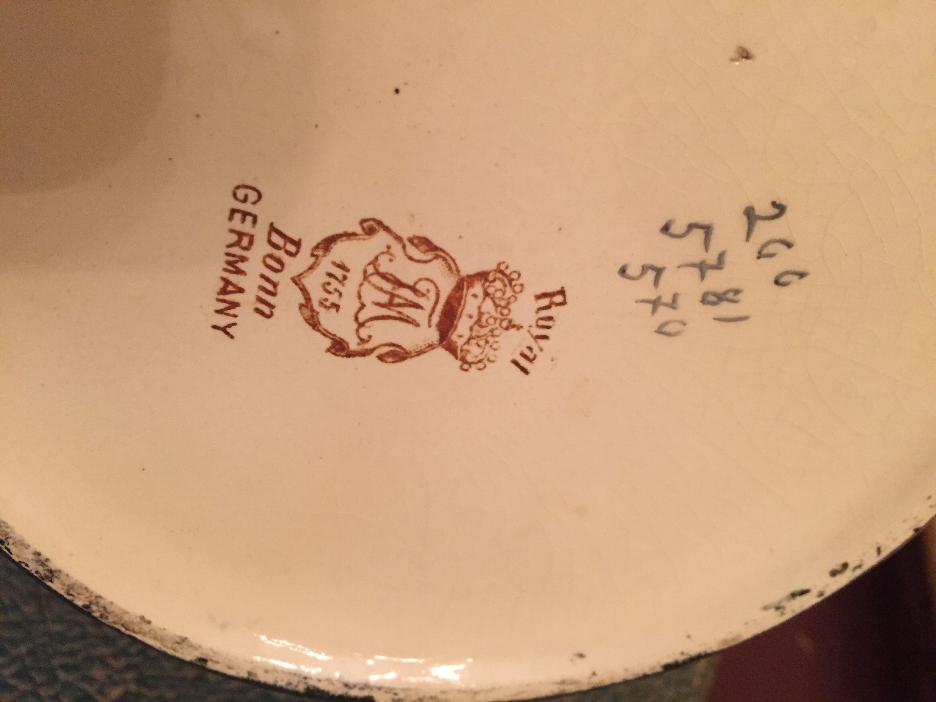 painted ceramic vase