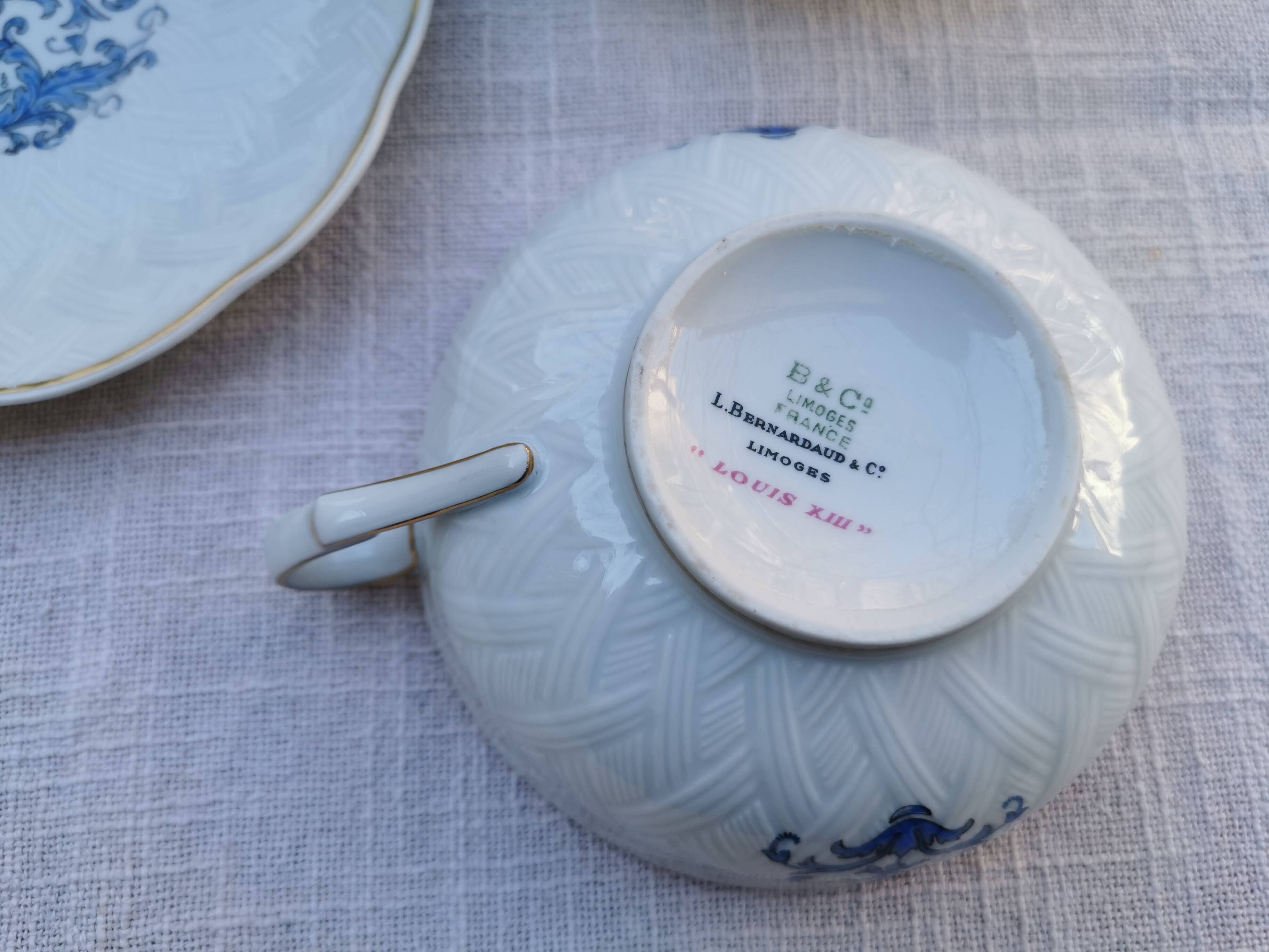 Bernardaud Limoges Louis XIII porcelain service