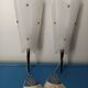 Pair of Vintage Mid-Century "ARA Paris" Wall Lights in Striped Rhodoid & L