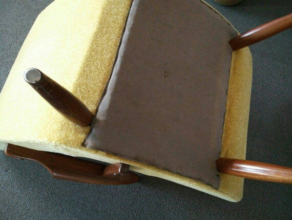 Scandinavian Chair in wood and teak 70s