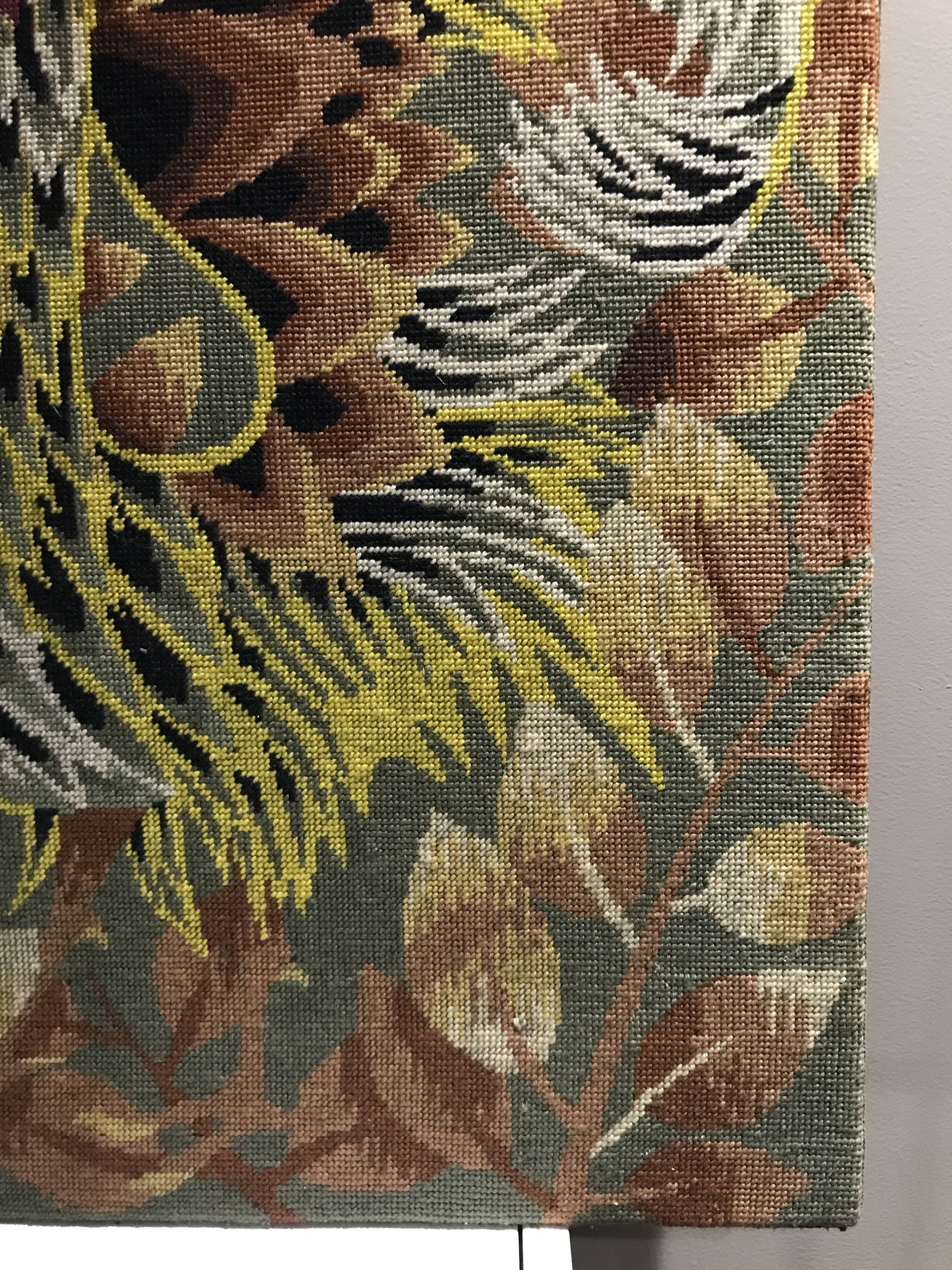 Vintage rooster tapestry