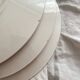 4 flat ironware plates “Colbert” Creil and Montereau