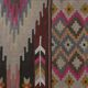 Vintage Turkish hallway rug 75x724 cm