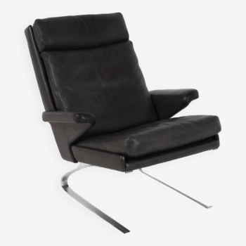 Leather Swing Armchair by Reinhold Adolf for COR