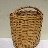 Basket has handles, braided vintage