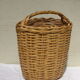 Basket has handles, braided vintage